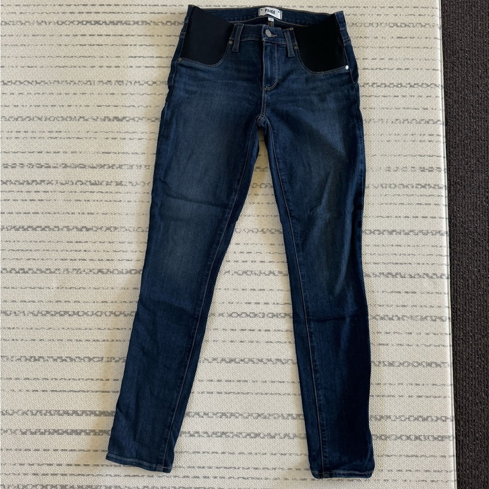 Paige Maternity Verdugo Ankle Skinny Jeans